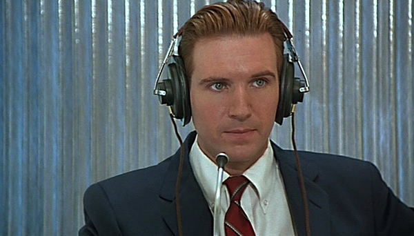 Fiennes as he appears as Charles Van Doren in Quiz Show