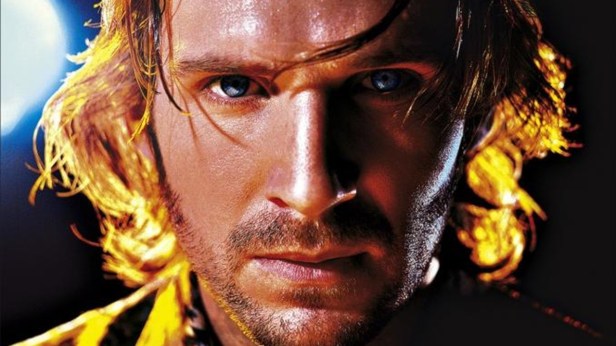 Fiennes as he appeared on the poster for Strange Days
