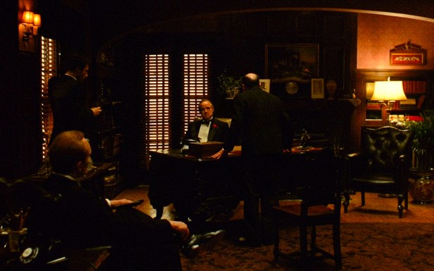The Godfather's opening scene had deliberately low lighting 
