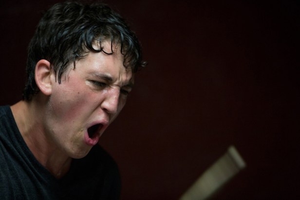 Miles Teller as Andrew gives an intensely physical performance pushed to the edge