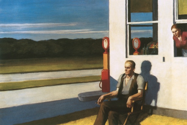 Four Lane Road – Edward Hopper, 1956