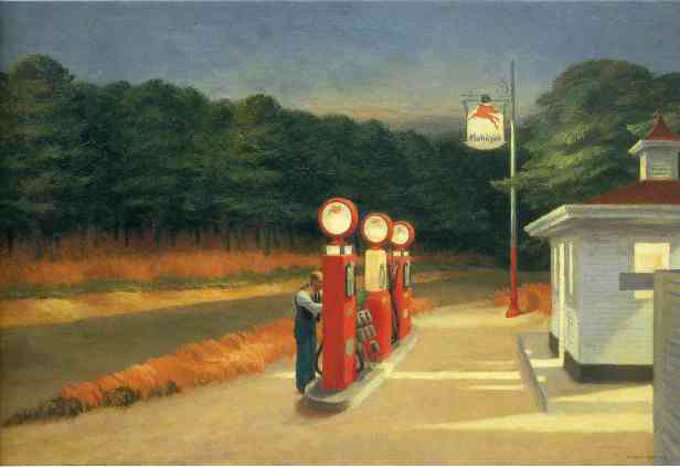 Gas - Edward Hopper, 1940